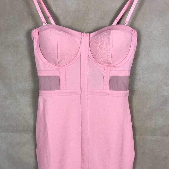 Barbiecore Pink Bodycon Party Dress NEW MEDIUM - Picture 10 of 11